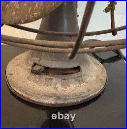 Antique Vintage EMERSON 4 Blade Metal Desk Table Fan, Type 77648 16