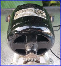 Antique Vintage Electric Fan Robbins & Myers Unique Small Motor HIGH SPEED