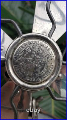 Antique Vintage Electric Fan STAR-RITE NOS in Original Box Works Socket Plug