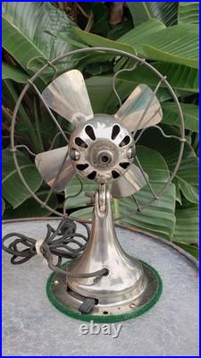 Antique Vintage Electric Fan STAR-RITE NOS in Original Box Works Socket Plug