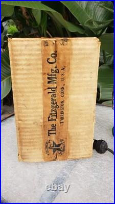 Antique Vintage Electric Fan STAR-RITE NOS in Original Box Works Socket Plug