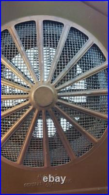 Antique Vintage Electric Heater Fan GE Hotpoint Art Deco Works General Electric