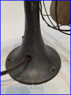 Antique Vintage Emerson 11 Brass Blade Fan Type 6250 F Works Read Description Antique Vintage Emerson 11 Brass Blade Fan Type 6250 F Works Read Description