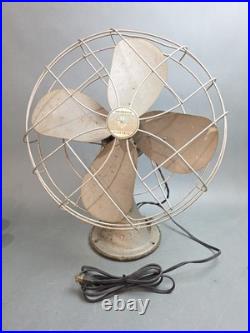 Antique Vintage Emerson 17 Oscillating Fan Working Collectible 79648SH