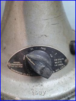 Antique Vintage Emerson 17 Oscillating Fan Working Collectible 79648SH