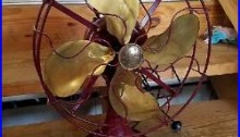 Antique Vintage Emerson 29646 Electric Brass Blade Fan CUSTOM RESTORED