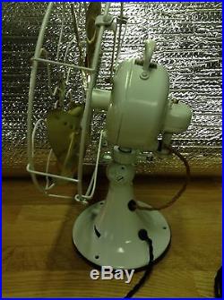 Antique Vintage Emerson 71666 Oscillating Electric Fan 6 Brass Blades 1925