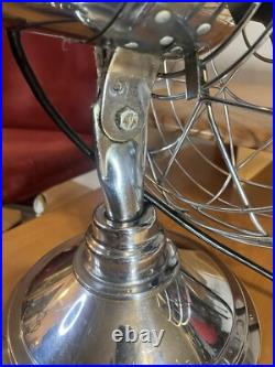 Antique/Vintage Fresh'nd Aire 3 Speed Model 14 Mickey Mouse Chrome Fan RARE