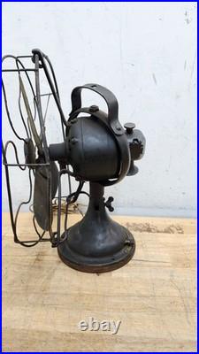 Antique Vintage GE Electric Fan 12 Brass Blade For Parts Or Repair
