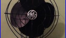 Antique Vintage GE General Electric 3 Speed Oscillator Desk Table Fan WORKS