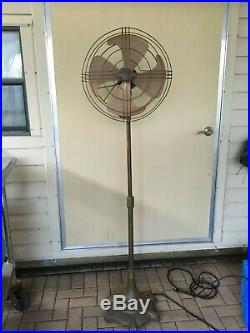 Antique Vintage GE floor fan 16 Vortalex Pedestal