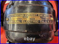 Antique Vintage General Electric GE 3 Speed Oscillating Table Desk Fan 146079
