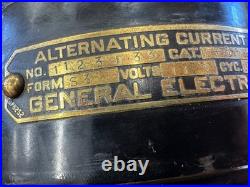 Antique Vintage General Electric GE 3 Speed Oscillating Table Desk Fan 146079
