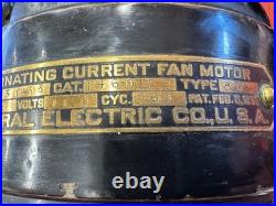 Antique Vintage General Electric GE 3 Speed Oscillating Table Desk Fan 146079