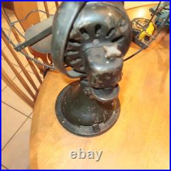 Antique Vintage General Electric GE Brass Blade 13 Cage Fan 75423 see video