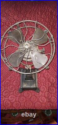 Antique Vintage Imperiston Electric Fan 24 volts 8 inches
