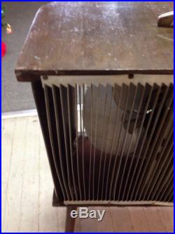 Antique Vintage Kenmore Mathes Electric Cooler Fan W Legs 4 Speed Works Great