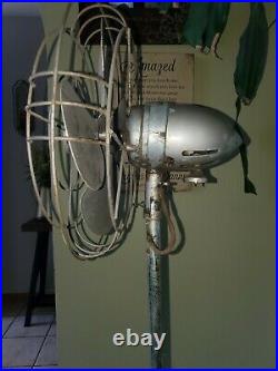 Antique Vintage Kenmore Standing 2 speed Floor Fan 30s 40s Art Deco
