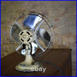 Antique Vintage Limit Electric Fan Metal English London N1 Fully Working