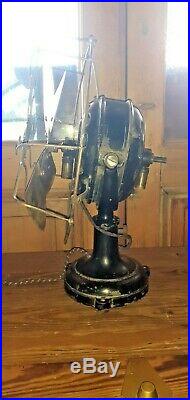 Antique Vintage Marelli Electric Fan pancake motor