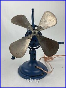 Antique Vintage Marelli Universale Electric Fan Inclinable English Electric Co