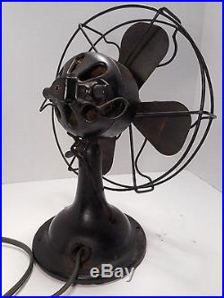 Antique / Vintage Robbins & Myers AC / DC Electric Fan List No 3500 Works Nice