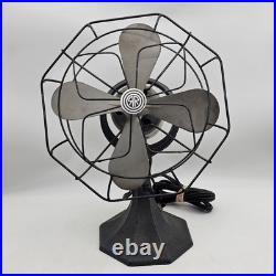 Antique Vintage Royal Rochester Electric Fan VERY RARE Works Needs Repair Read