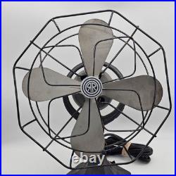 Antique Vintage Royal Rochester Electric Fan VERY RARE Works Needs Repair Read