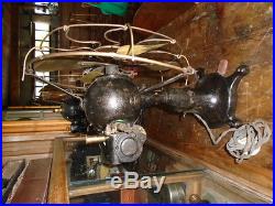 Antique Vintage Tigre Hurricane DC Electric Fan 12 in