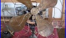 Antique Vintage Verity´s Orbit Electric Fan 110 v Revised made in England