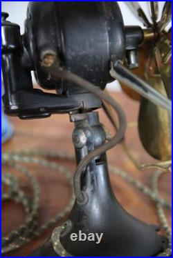 Antique Vintage Westinghouse Electric Fan brass blade industrial Parts G3D