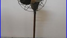 Antique Vintage Westinghouse Mid- Century Electric Fan Works Well Brass