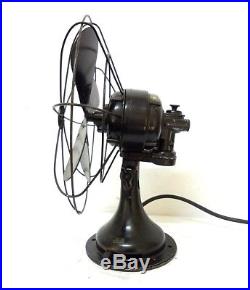 Antique Vintage Westinghouse Oscillating Fan 11´´ Cage & 14´´ Tall Working Serv