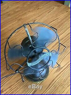 Antique Vintage Westinghouse Whirlwind Electric Fan Circa 1917 Running Condition