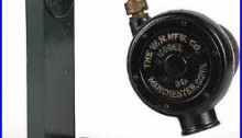 Antique W. N. Mfg Co Water Powered Motor Fan Grinding Wheel NOT ELECTRIC 20
