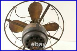 Antique Western Electric Brass Plated Blade Electric Fan