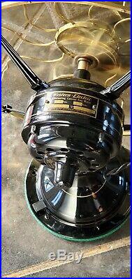 Antique Western Electric Fan 3 Speed Brass Restored Working 100 Years Original