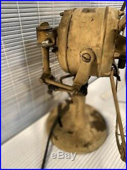 Antique Western Electric Hawthorne Double Lever Fan Needs Restoration 16 Inch
