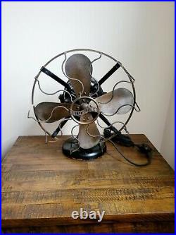 Antique Westinghouse 12 Brass Blade Electric Fan Style No. 60677