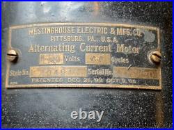 Antique Westinghouse 12 Brass Blade Fan Working Unrestored