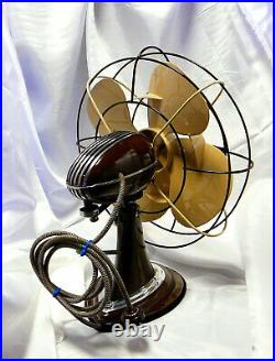 Antique Westinghouse 14 Oscillating Desk Fan, Flash Gordon Super Restoration