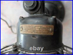 Antique Westinghouse 1930s Oscillating Fan. Master-Aire. Micarta! Runs Great