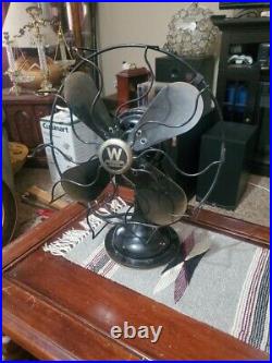 Antique Westinghouse 3 Speed Fan With Oscillator