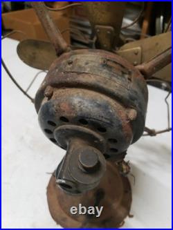 Antique Westinghouse Brass Blade Electric Fan