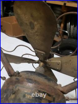 Antique Westinghouse Brass Blade Electric Fan