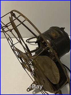 Antique Westinghouse Brass Blade Vane Fan