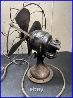 Antique Westinghouse Metal Oscillating Fan TESTED 457678A 1920's Antique Westinghouse Metal Oscillating Fan TESTED 457678A 1920's