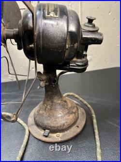 Antique Westinghouse Metal Oscillating Fan TESTED 457678A 1920's Antique Westinghouse Metal Oscillating Fan TESTED 457678A 1920's