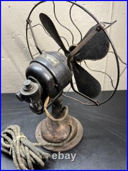 Antique Westinghouse Metal Oscillating Fan TESTED 457678A 1920's Antique Westinghouse Metal Oscillating Fan TESTED 457678A 1920's