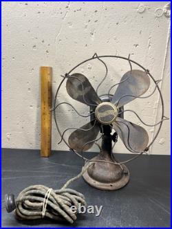 Antique Westinghouse Metal Oscillating Fan TESTED 457678A 1920's Antique Westinghouse Metal Oscillating Fan TESTED 457678A 1920's